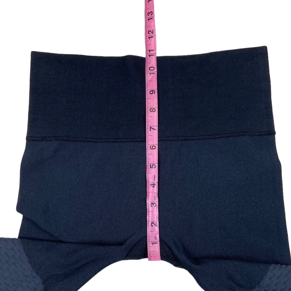 Spanx Ribbed Compression Tight Legging Black Gray… - image 7